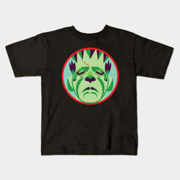 Franken-Hex Kids T-Shirt by MondoDellamorto